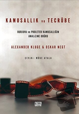 Kamusallık ve Tecrübe - Alexander Kluge - Nota Bene Yayınları - Fiyatı