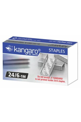 Kangaro Zımba Teli Eco No.24/6-1M Metalik - 20'li Paket - - Kangaro - 