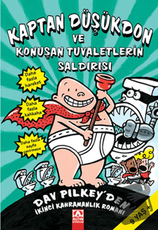 Kaptan Düşükdon 2. Kitap - Dav Pilkey - Altın Kitaplar - Fiyatı - Yoru