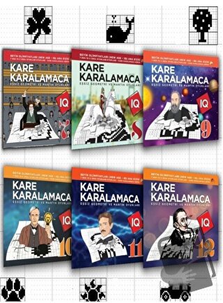 Kare Karalamaca Seti 2 - 7' den 70' e Akıl ve Mantık Oyunları (6 Kitap