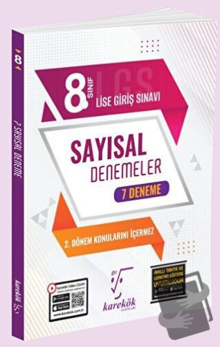 Karekök Yayınları 8. Sınıf LGS Sayısal 7 li Deneme - Kolektif - Karekö