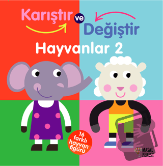 Karıştır ve Değiştir Hayvanlar 2 (Ciltli) - Kolektif - Masalperest - F