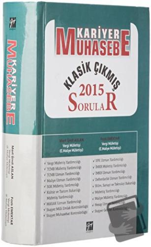 Kariyer Muhasebe Klasik Çıkmış Sorular 2015 - Fazlı Emektar - Gazi Kit