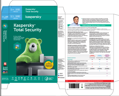 Kaspersky Total Security 1 Kullanıcı 1 Yıl - - Kaspersky - Fiyatı - Yo