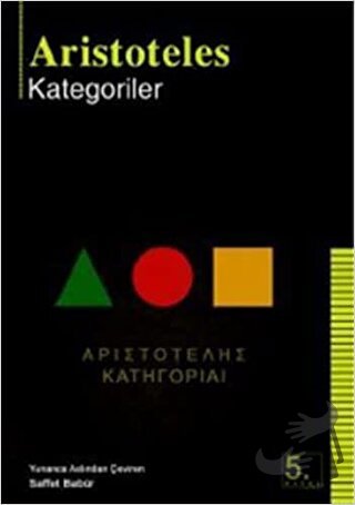 Kategoriler - Aristoteles - İmge Kitabevi Yayınları - Fiyatı - Yorumla