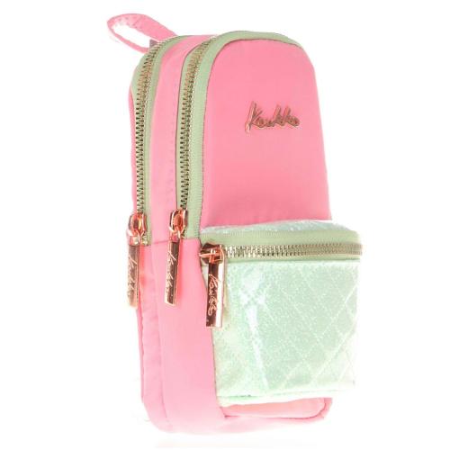 Kaukko Kalem Çantası Brıght Junıor Bag Kapitone-Rose K2466 - - Kaukko 