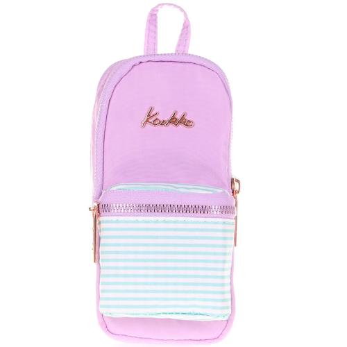 Kaukko Kalem Çantası Soft Floral Junıor Bag Vıolet K2441 - - Kaukko - 