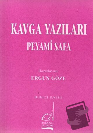 Kavga Yazıları - Peyami Safa - Boğaziçi Yayınları - Fiyatı - Yorumları