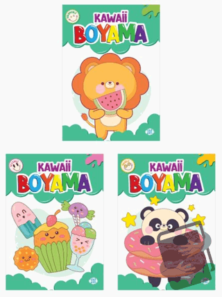 Kawaii Boyama Seti (3 Kitap) - Kolektif - Dokuz Çocuk - Fiyatı - Yorum