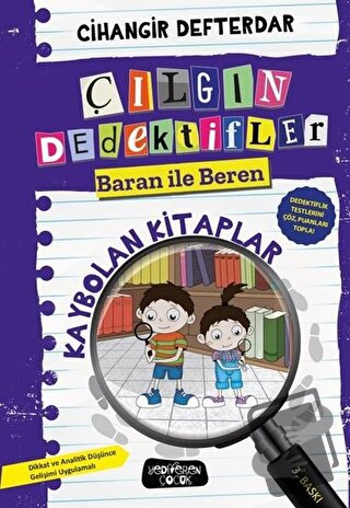 Kaybolan Kitaplar - Çılgın Dedektifler Baran ile Beren (Ciltli) - Ciha