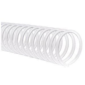 Kayreb Spiral Plastik Helezon 100 Lü 14 Mm Şeffaf - 100'lü Paket - - K