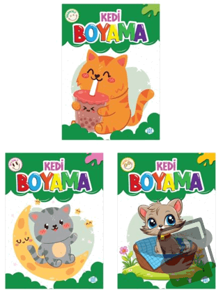 Kedi Boyama Seti (3 Kitap) - Kolektif - Dokuz Çocuk - Fiyatı - Yorumla