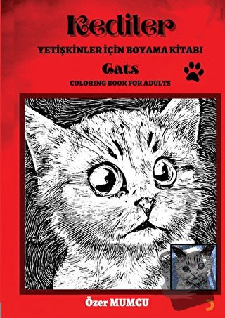 Kediler – Yetişkinler için Boyama Kitabı - Özer Mumcu - Cinius Yayınla