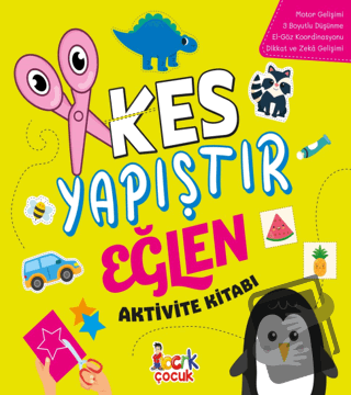 Kes Yapıştır Eğlen Aktivite Kitabı - Kolektif - Bıcırık Yayınları - Fi