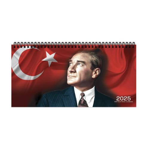 Keskin Color Spr.masa Ajandası-Atatürk 16X33,5 Aj-66 2025 - - Keskin C