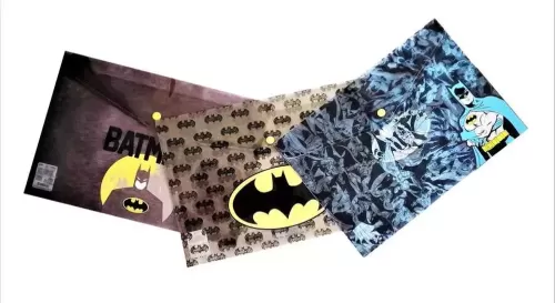 Batman A4 Çıtçıtlı Dosya (Plastik) - 10'lu Paket - - Keskin Color - Fi