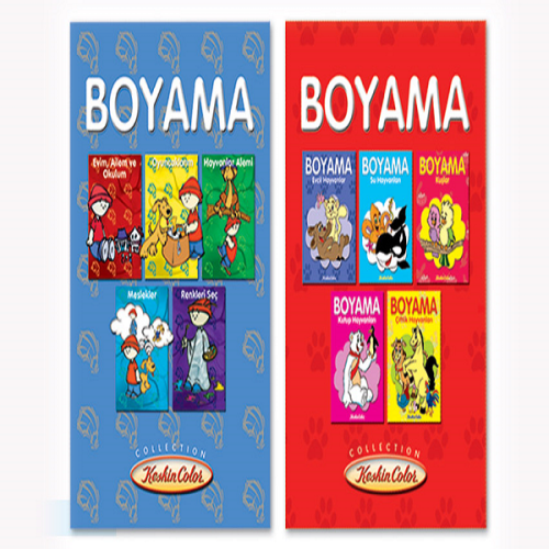 Keskin Color Boyama Kitap 20X28 Ciltli Karışık - - Keskin Color - Fiya