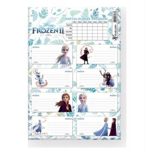 Keskin Color Frozen Iı Okul Etiketi Ders Programlı 3 Lü 220130-92 - - 