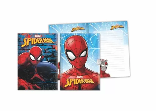 Keskin Color Hatıra Defteri Kilitli Spider Man 104 Yp 14X20 310210-06 