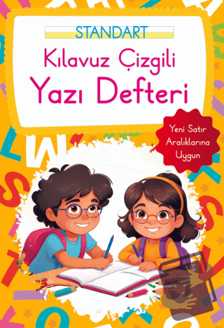 Kılavuz Çizgili Yazı Defteri Küçük Boy - Turuncu - Kolektif - Parıltı 