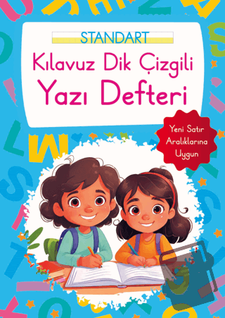 Kılavuz Dik Çizgili Yazı Defteri Büyük Boy - Mavi - Kolektif - Parıltı