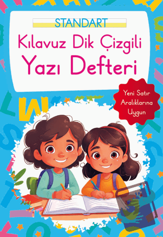 Kılavuz Dik Çizgili Yazı Defteri Küçük Boy - Mavi - Kolektif - Parıltı