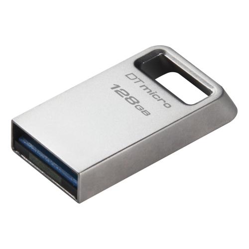 Kingston Dtmc3G2-128Gb Datatraveler Micro 200Mb-S Metal Usb 3.2 Gen 1 