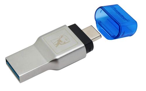 Kingston Fcr-Ml3C Mobilelite Duo 3C Usb-A+Usb-C Microsdhc-Sdxc Kart Ok