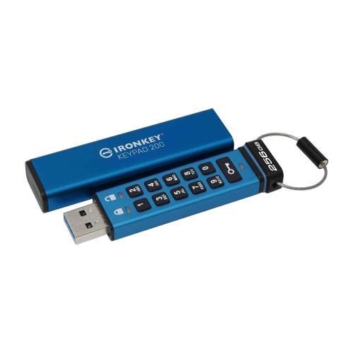 Kingston Ikkp200-256Gb 256Gb Ironkey Keypad 200, Fıps 140-3 Lvl 3 (Pen