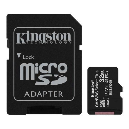 Kingston Sdcs2-32Gb 32Gb Micsdhc Canvas Select Plus 100R A1 C10 Card +