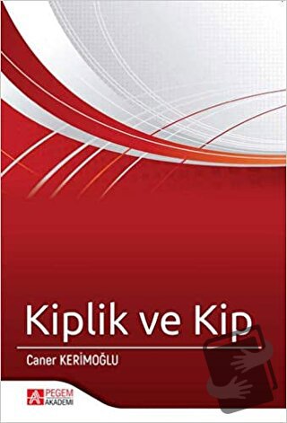 Kiplik ve Kip - Caner Kerimoğlu - Pegem Akademi Yayıncılık - Fiyatı - 