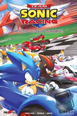 Kirpi Sonic: Sonic Takımı Yarışta - Caleb Goellner - Presstij Kitap - 