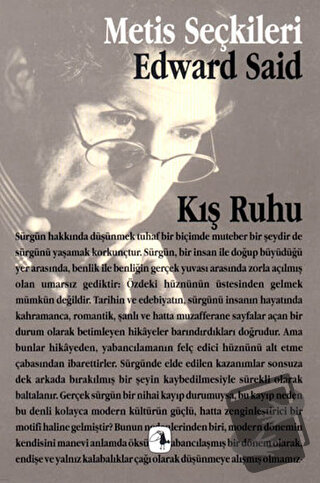 Kış Ruhu - Edward W. Said - Metis Yayınları - Fiyatı - Yorumları - Sat