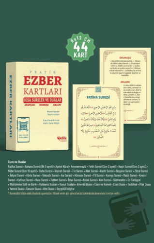 Kısa Sureler ve Dualar - Kolektif - Çelik Yayınevi - Fiyatı - Yorumlar