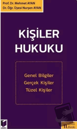 Kişiler Hukuku - Mehmet Ayan - Adalet Yayınevi - Fiyatı - Yorumları - 