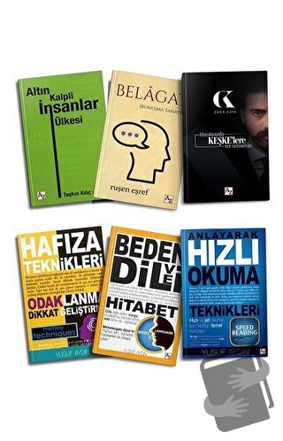 Kişisel Gelişim Seti (6 Kitap Takım) - İlkay Tercan - Az Kitap - Fiyat