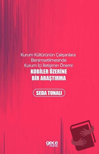 Kobiler Üzerine Bir Araştırma - Seda Tunalı - Gece Kitaplığı - Fiyatı 