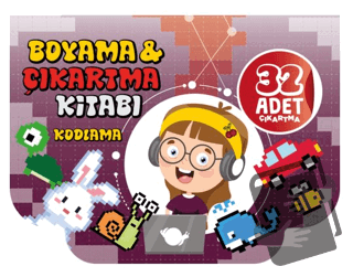 Kodlama Boyama Ve Çıkartma Kitabı - Sunguralp Şolpan - Çikolata Yayıne