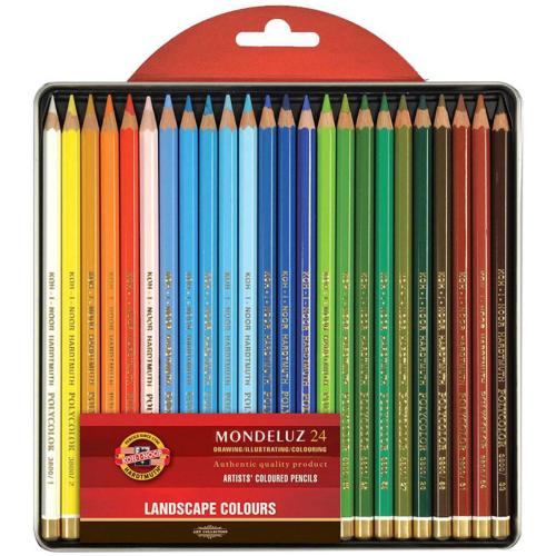 Koh-I Noor Set Aquarel Pencils Landscape 3724 24 - - Koh-I Noor - Fiya