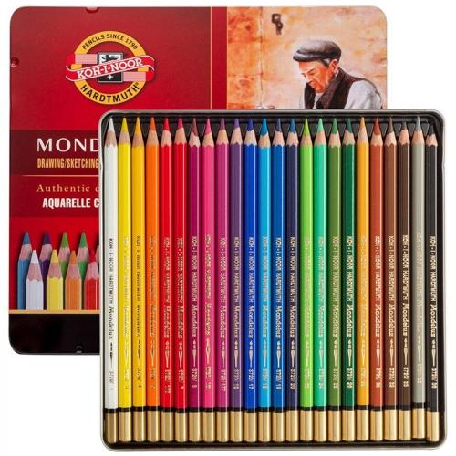 Koh-I Noor Set Of Aquarell Coloured Pencils 3724 24 - - Koh-I Noor - F