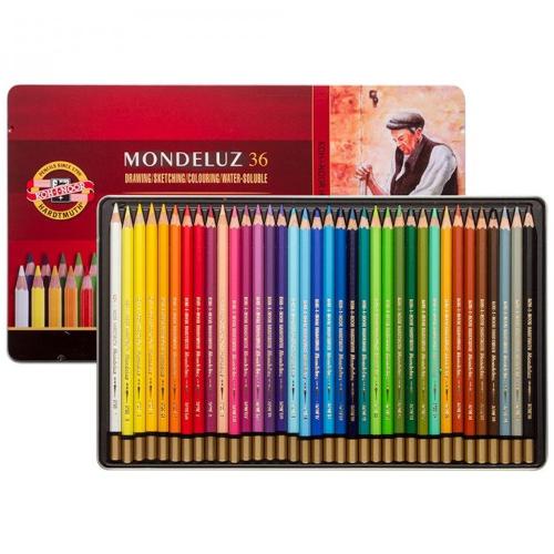 Koh-I Noor Set Of Aquarell Coloured Pencils 3725 36 - - Koh-I Noor - F