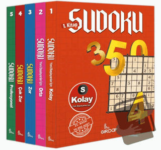 Kolaydan Zora Sudoku 5’li Set - Salim Toprak - Girdap Kitap - Fiyatı -