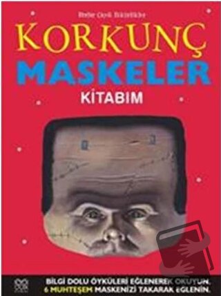 Korkunç Maskeler Kitabım (Ciltli) - Elizabeth Miles - 1001 Çiçek Kitap