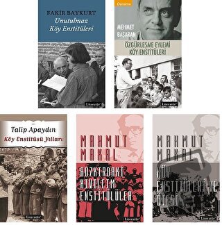 Köy Enstitüleri Seti (5 Kitap Takım) - Fakir Baykurt - Literatür Yayın