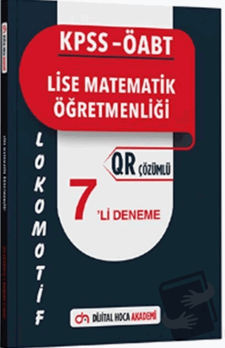 KPSS 2025 ÖABT Lise Matematik Öğretmenliği Lokomotif Serisi QR Çözümlü