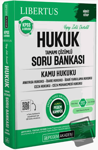 KPSS A Grubu Hukuk Soru Bankası-Kamu Hukuku - Kolektif - Pegem Akademi