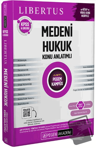 KPSS A Grubu Medeni Hukuk Konu Anlatımlı - Kolektif - Pegem Akademi Ya