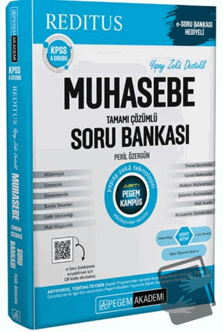 KPSS A Grubu Muhasebe Tamamı Çözümlü Soru Bankası - Peril Özergün - Pe