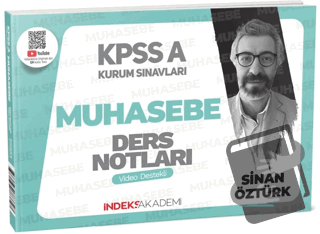 KPSS A Grubu Muhasebe Video Ders Notları - Sinan Öztürk - İndeks Akade