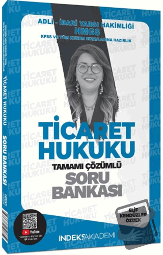 KPSS A Grubu Ticaret Hukuku Soru Bankası Çözümlü - Elif Kendüzler Özbe